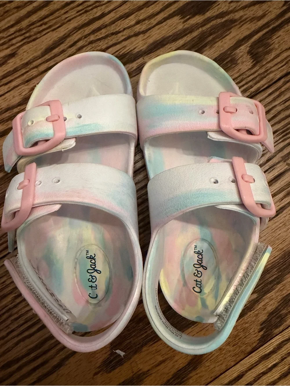 Toddler Girl Cat and Jack Bundle of Sandals Size 7T